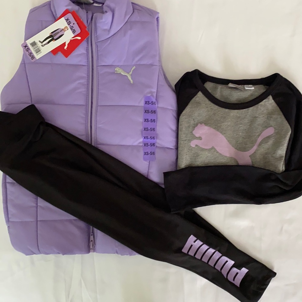 NWT PUMA 3 piece vest set